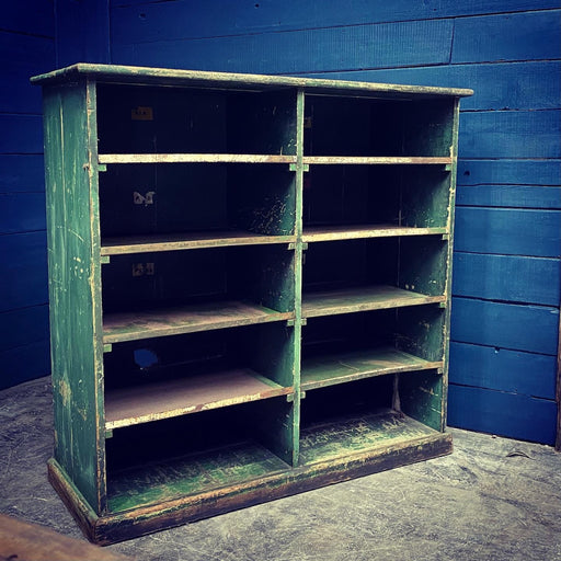 Green Wooden Engineers Cabinet