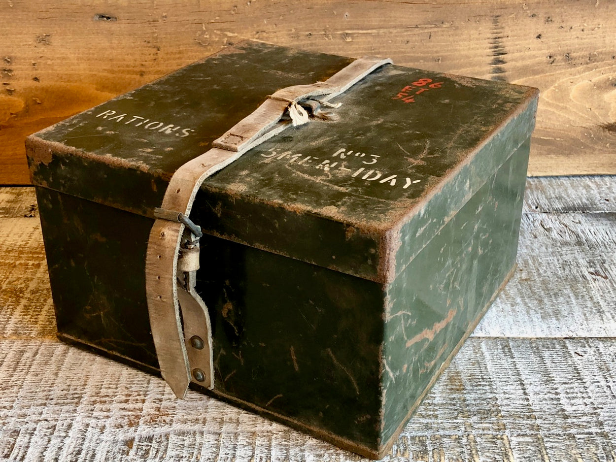 Vintage Metal Army Boxes