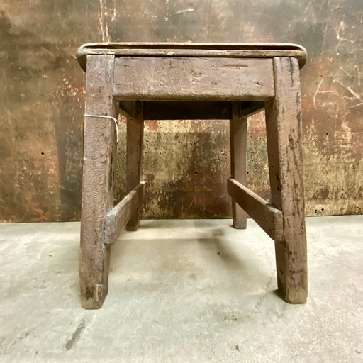 Primitive Antique Pine Stool