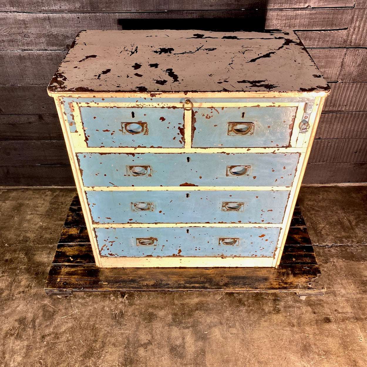 Antique Military Campaign Chest