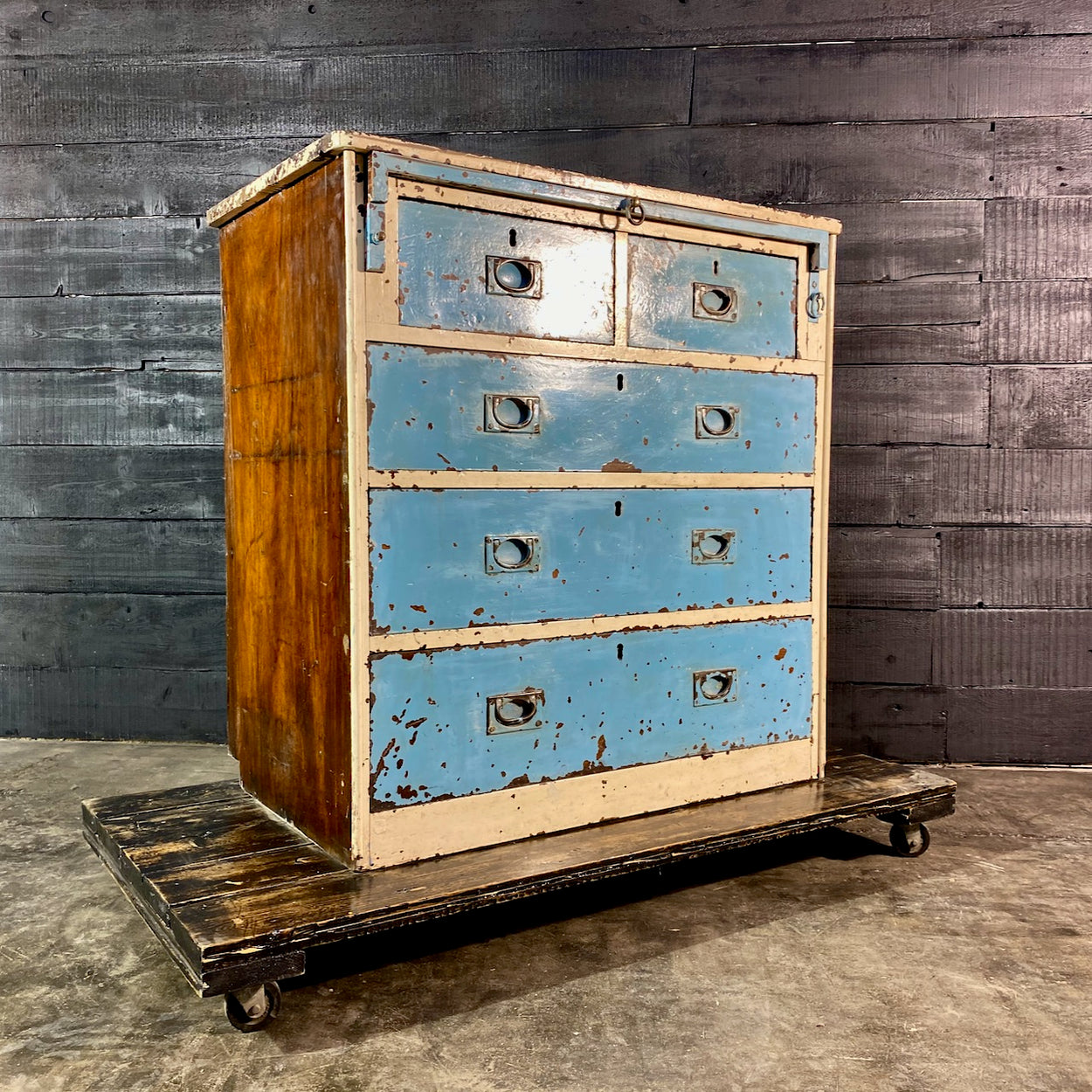 Antique Military Campaign Chest