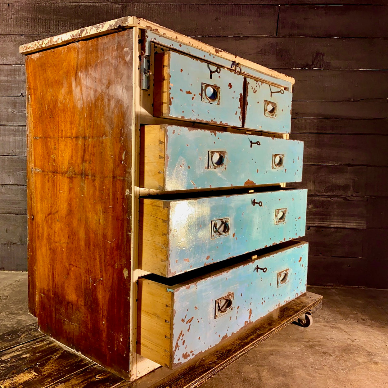 Antique Military Campaign Chest