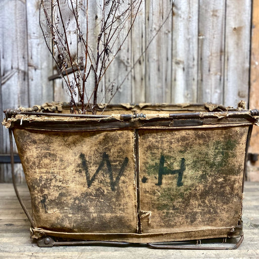 Vintage Rustic Laundry Basket