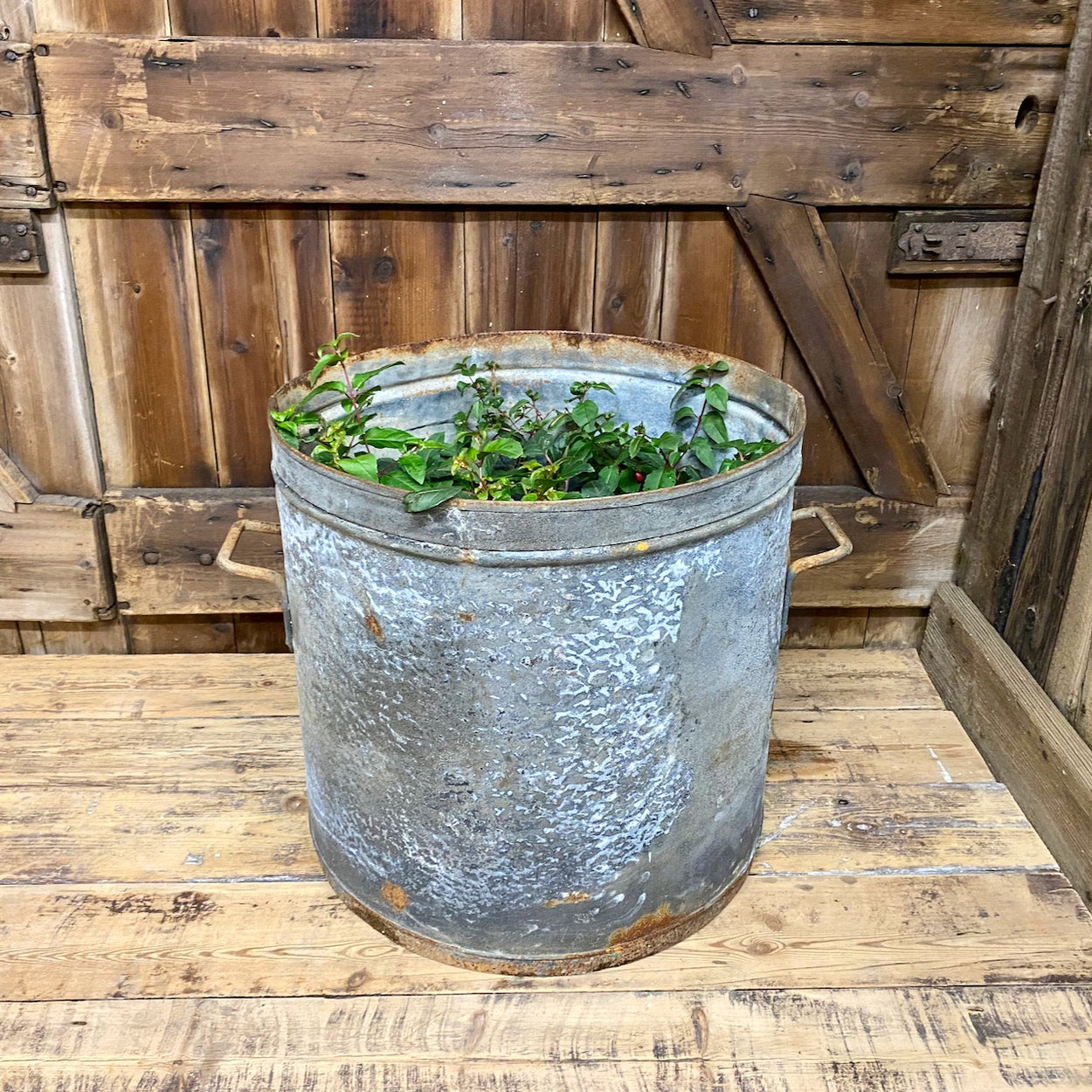 Galvanised Bin