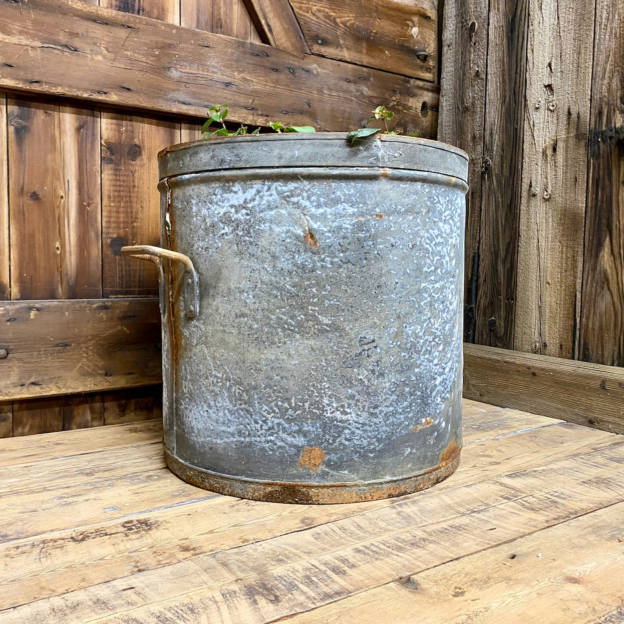 Galvanised Bin