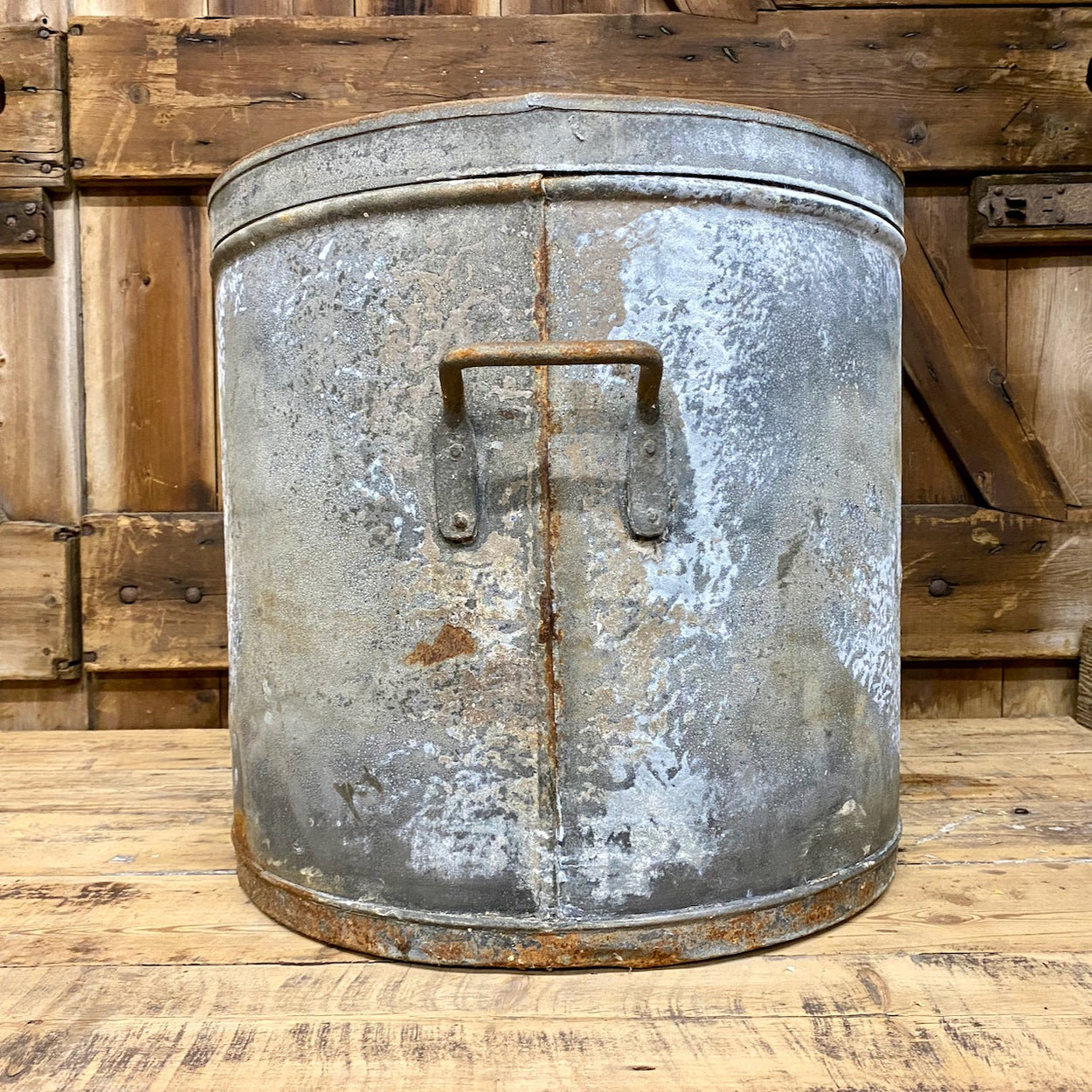 Galvanised Bin