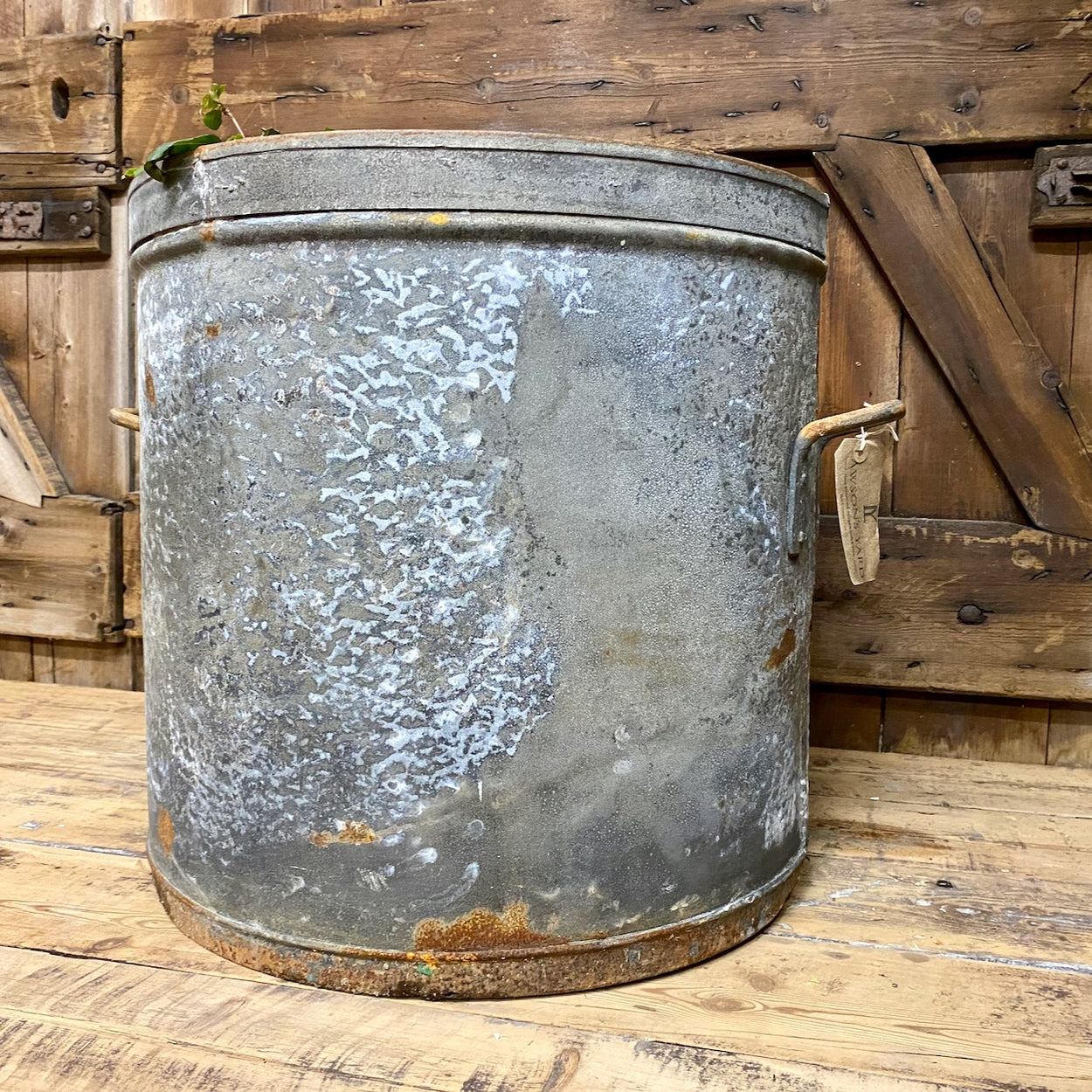 Galvanised Bin