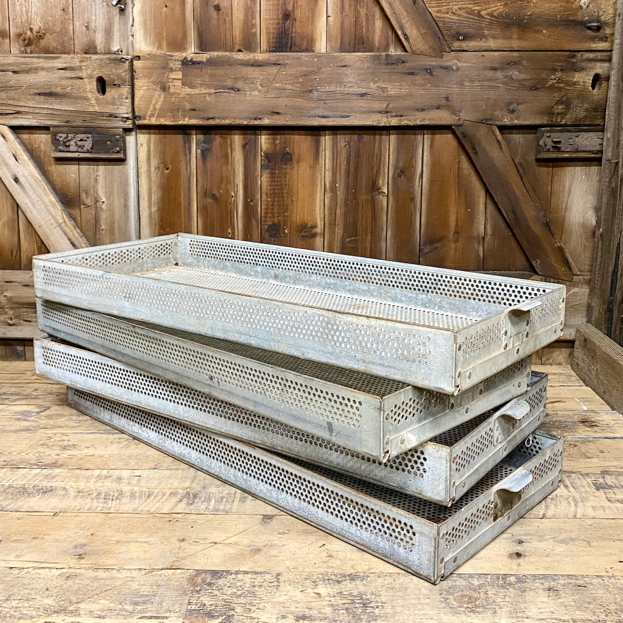 Industrial Galvanised Riveted Drawers