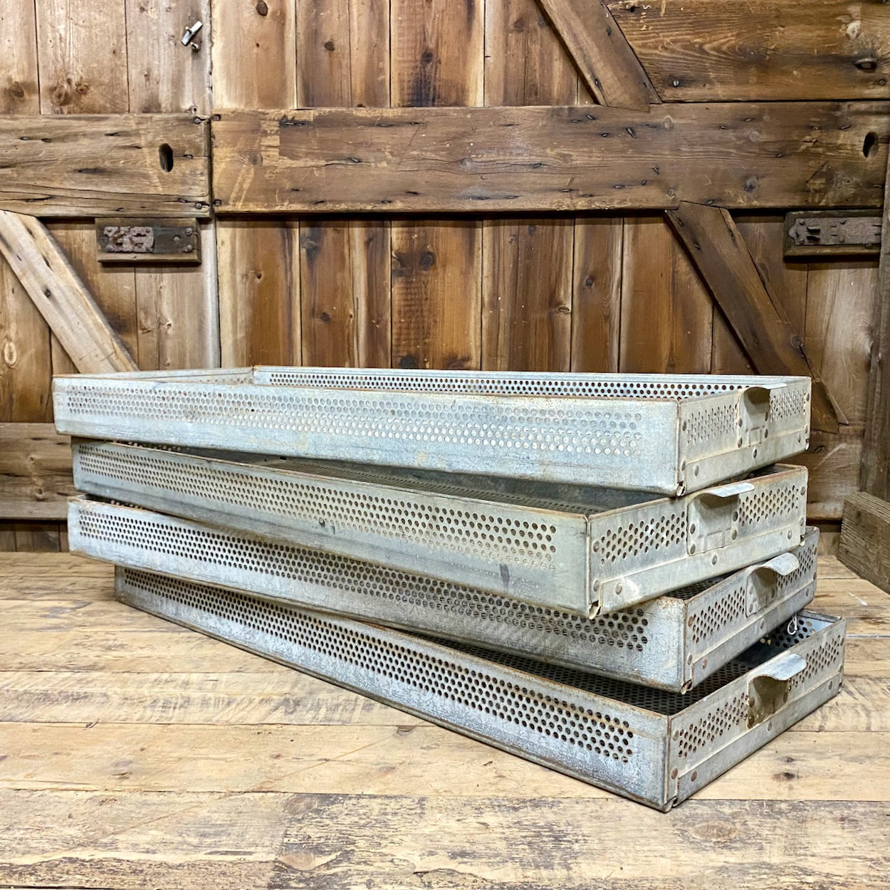 Industrial Galvanised Riveted Drawers