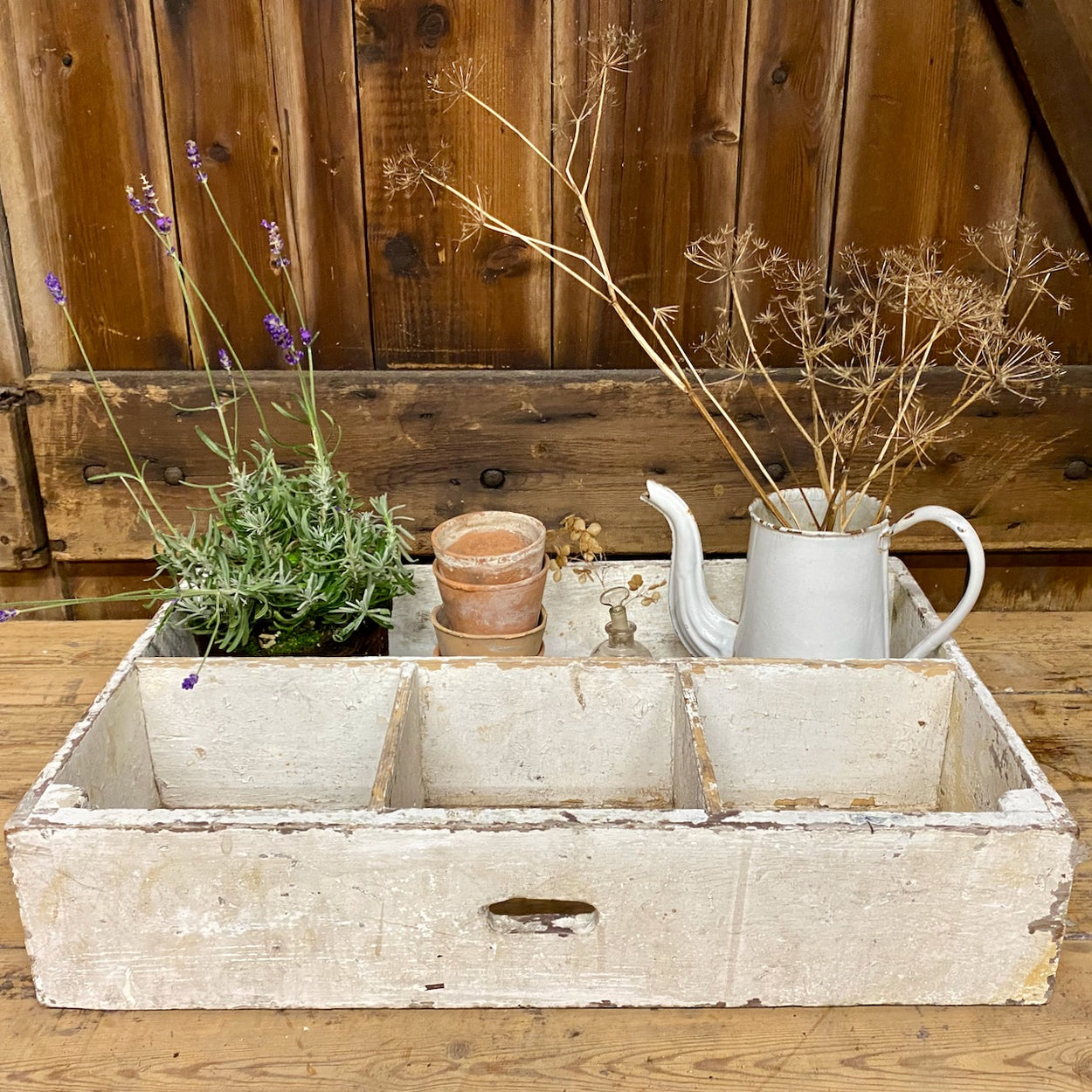 White Wooden Box