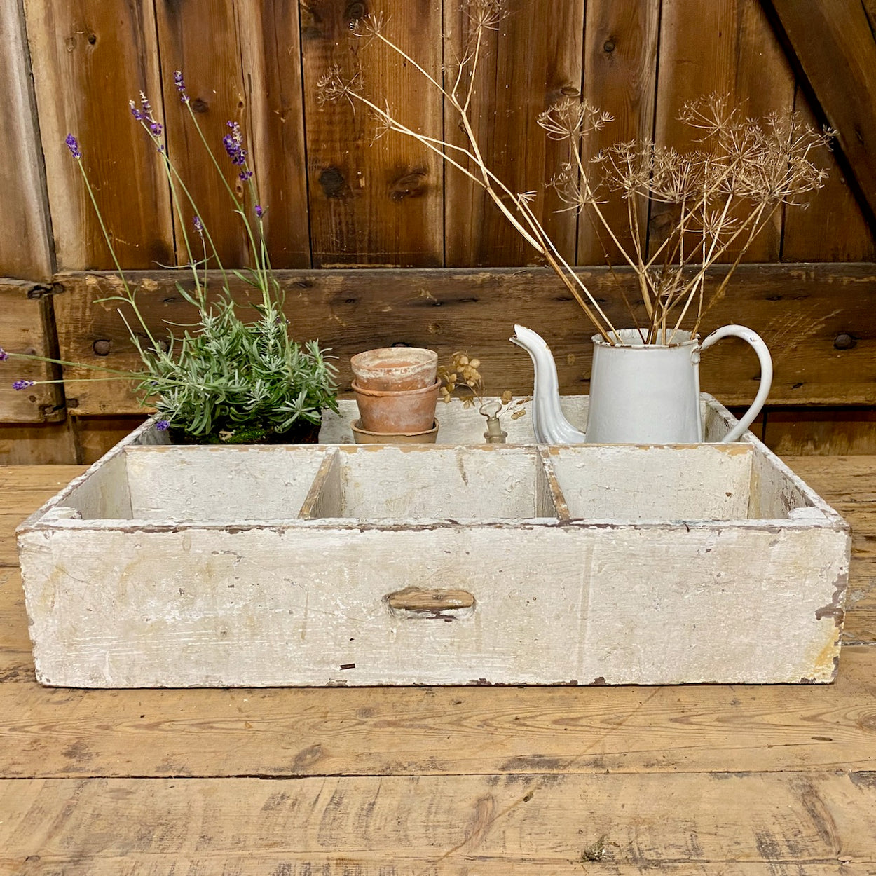 White Wooden Box