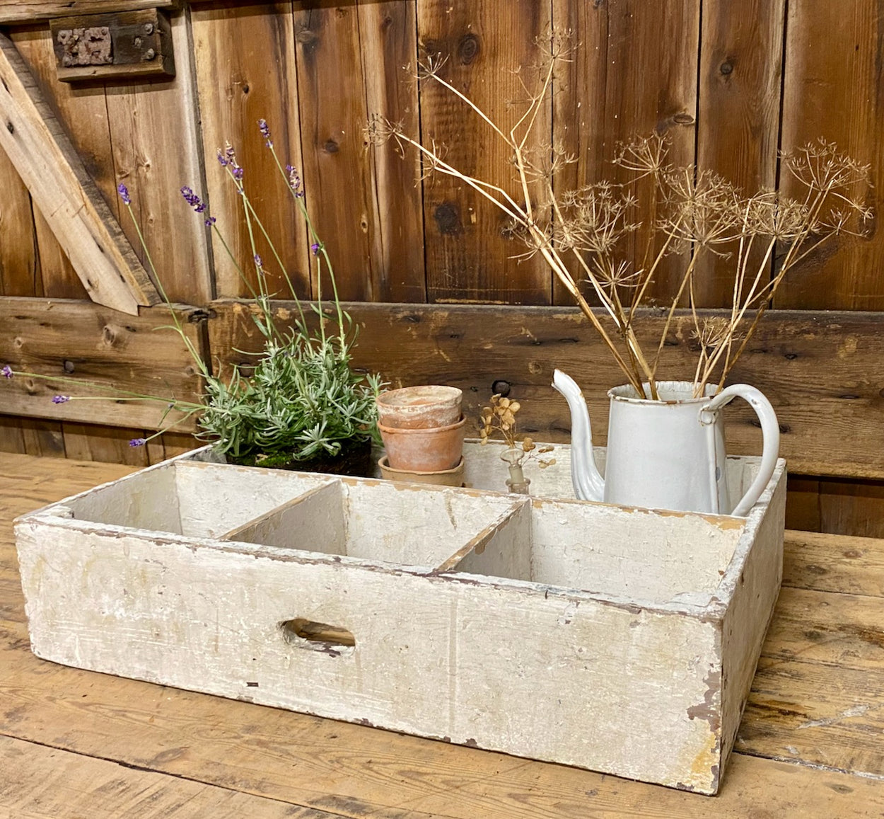 White Wooden Box