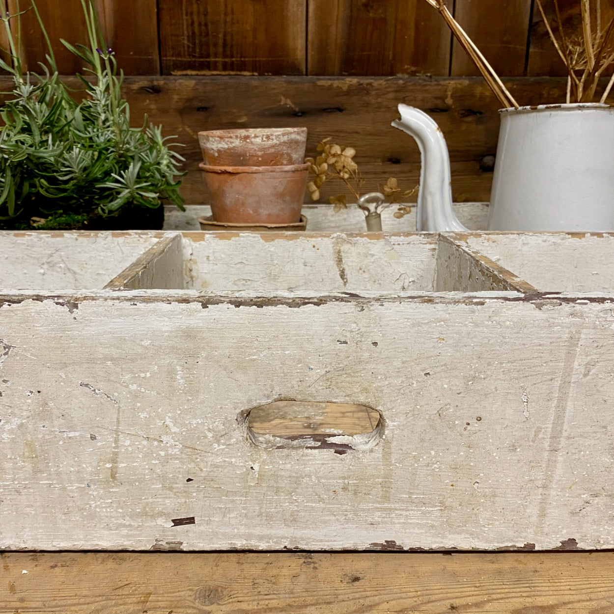 White Wooden Box