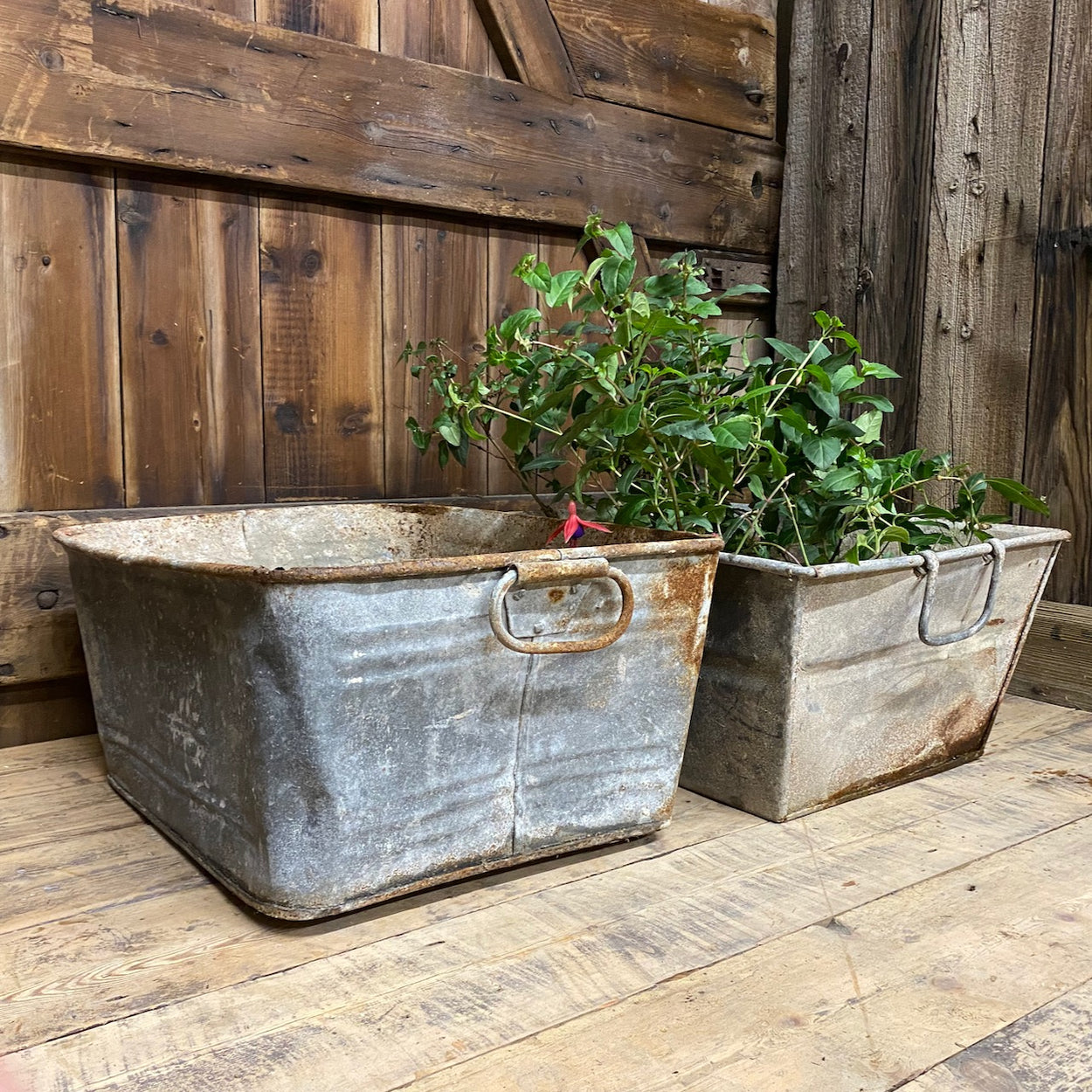Industrial Galvanised Tubs