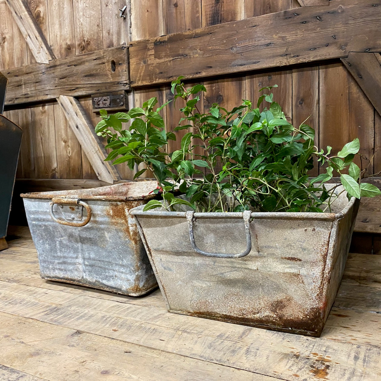 Industrial Galvanised Tubs