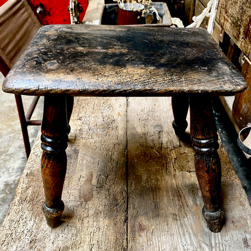 Antique Elm Stool