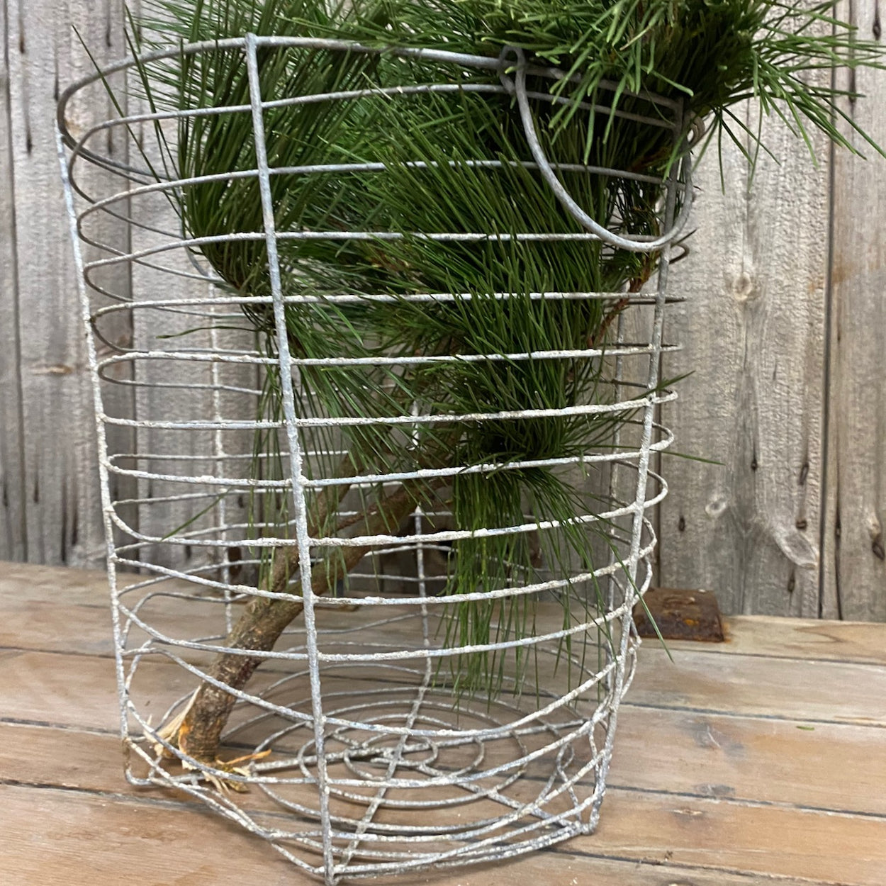 Large Vintage Wire Basket