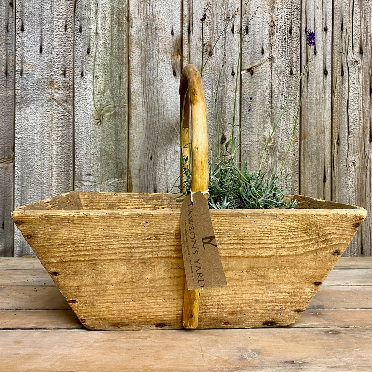 Antique Wooden Trug