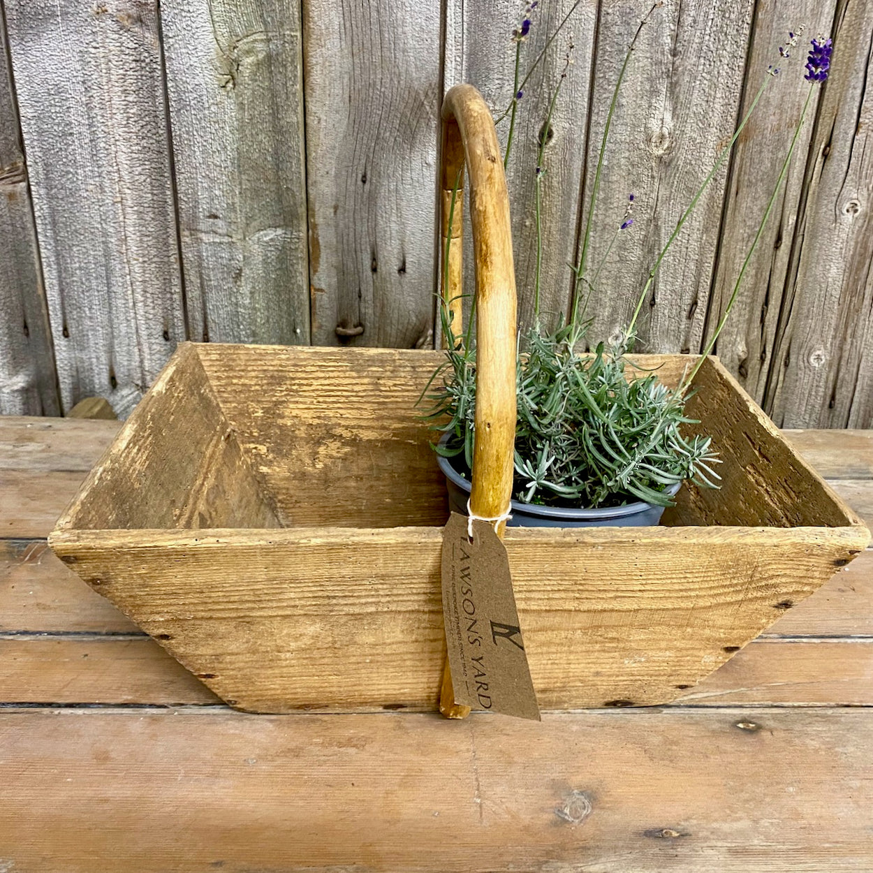 Antique Wooden Trug
