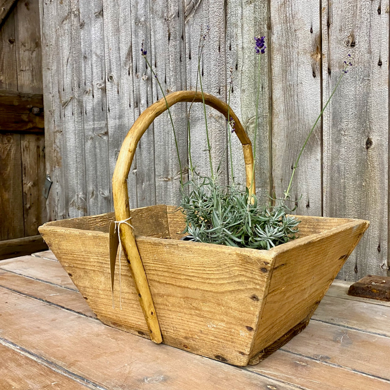 Antique Wooden Trug