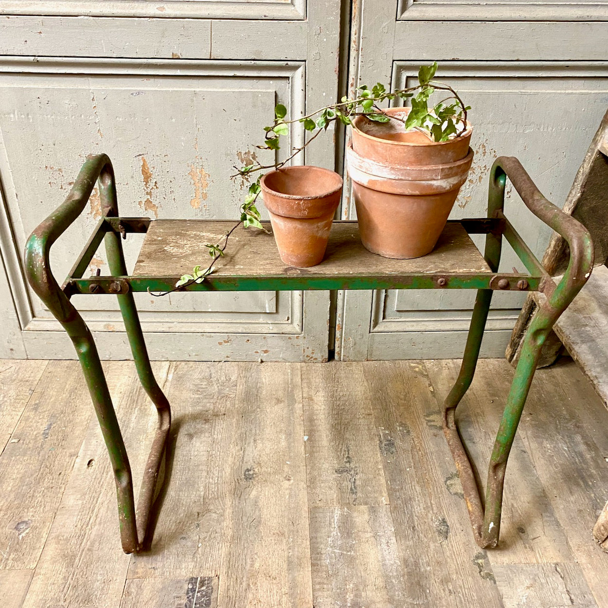 Vintage Potting Shed Stool