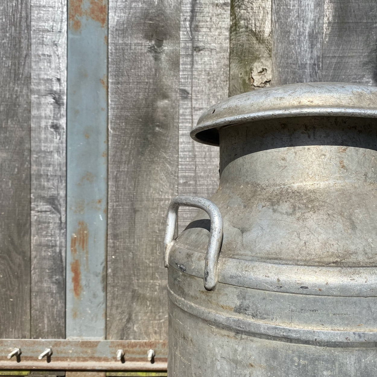 Vintage Aluminium Milk Churn
