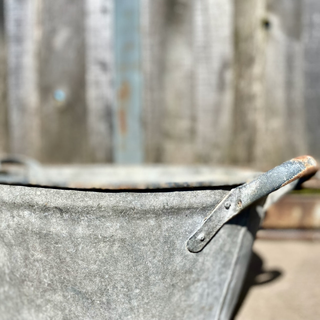 Oval Galvanised Bath/Planter