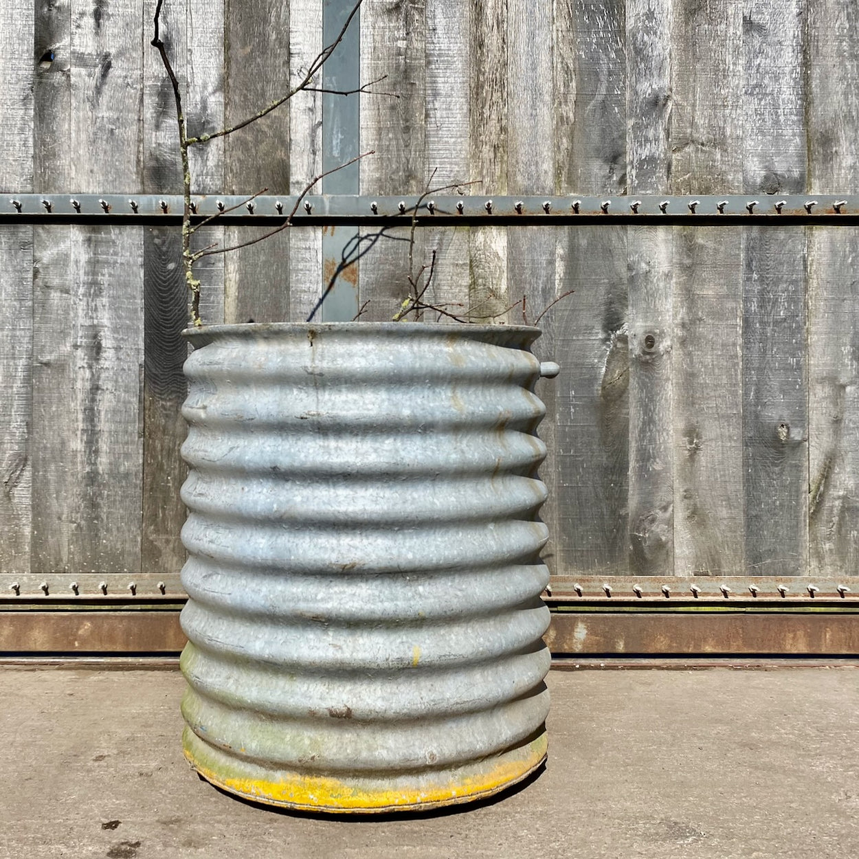 Vintage Galvanised Tub
