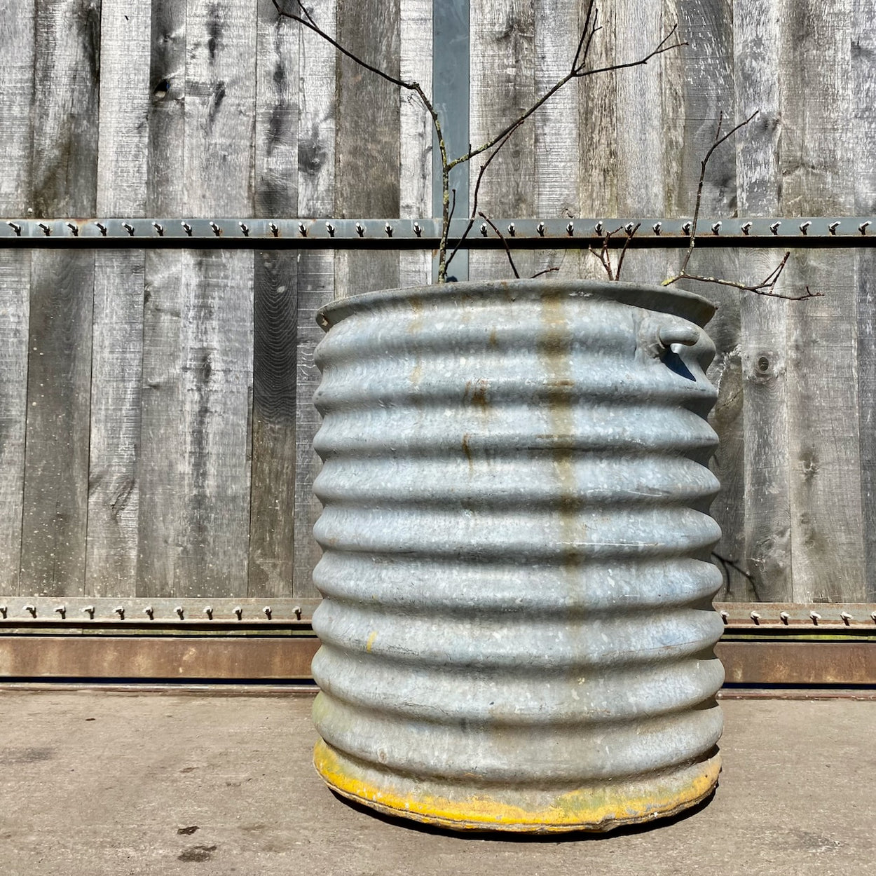 Vintage Galvanised Tub