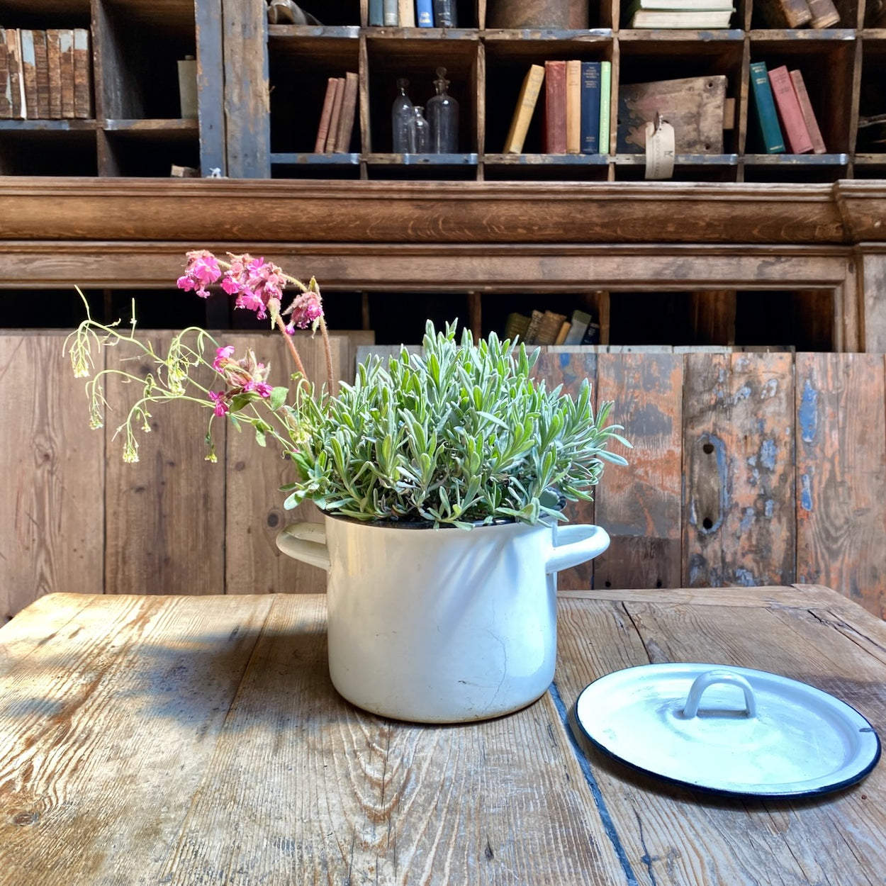 Vintage Enamel Pot