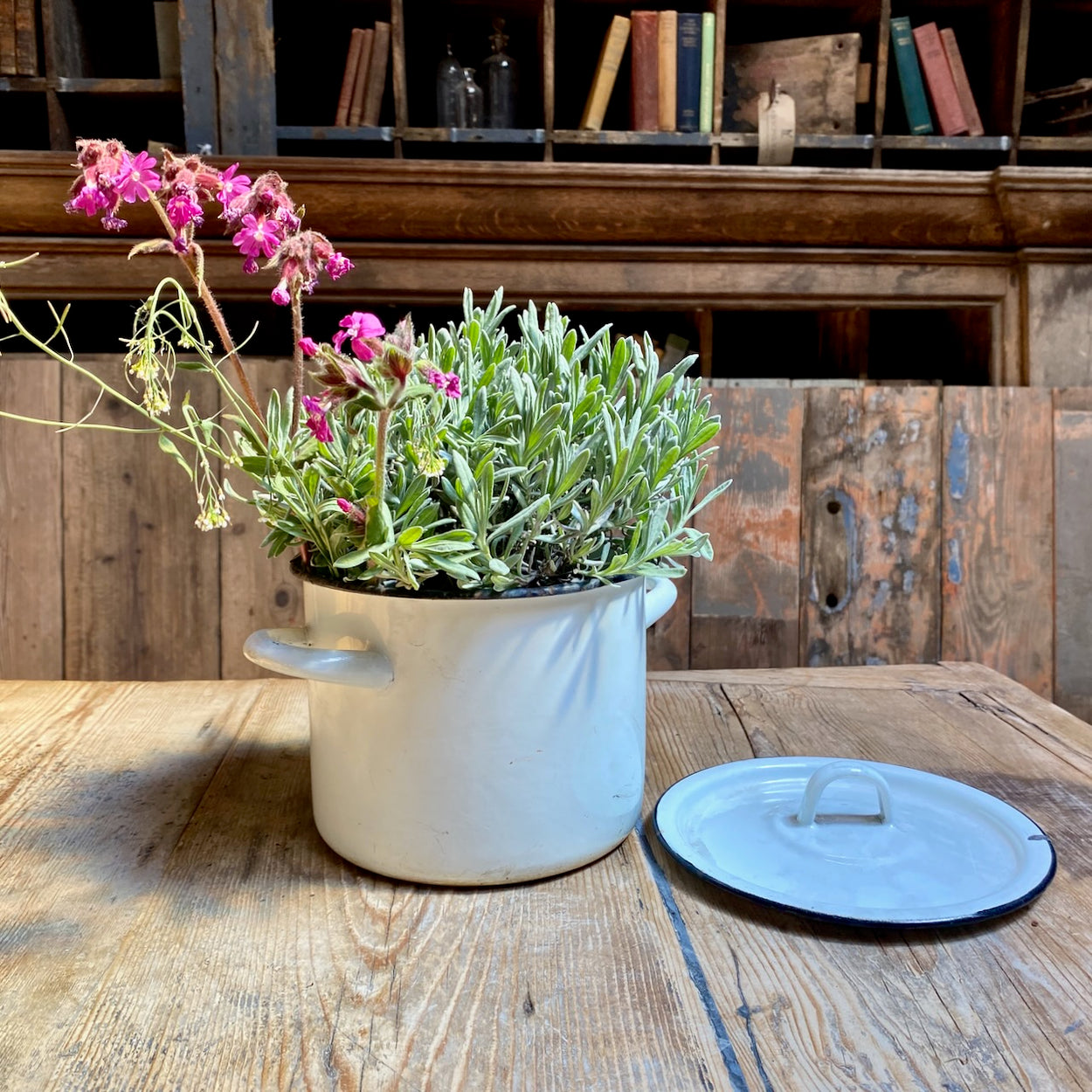 Vintage Enamel Pot