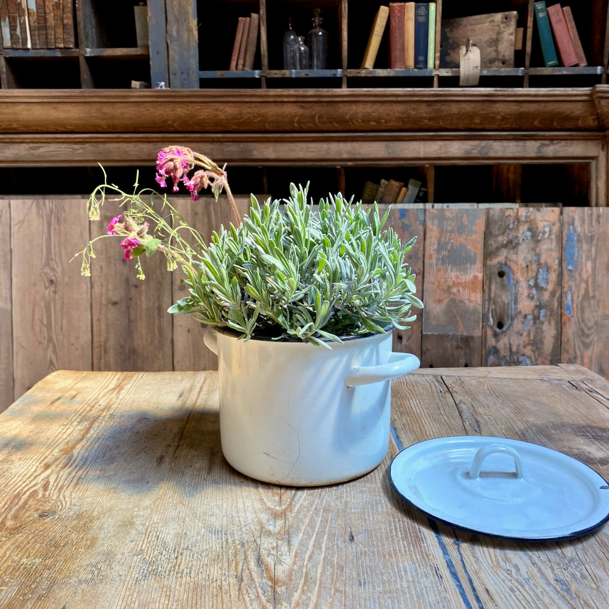 Vintage Enamel Pot