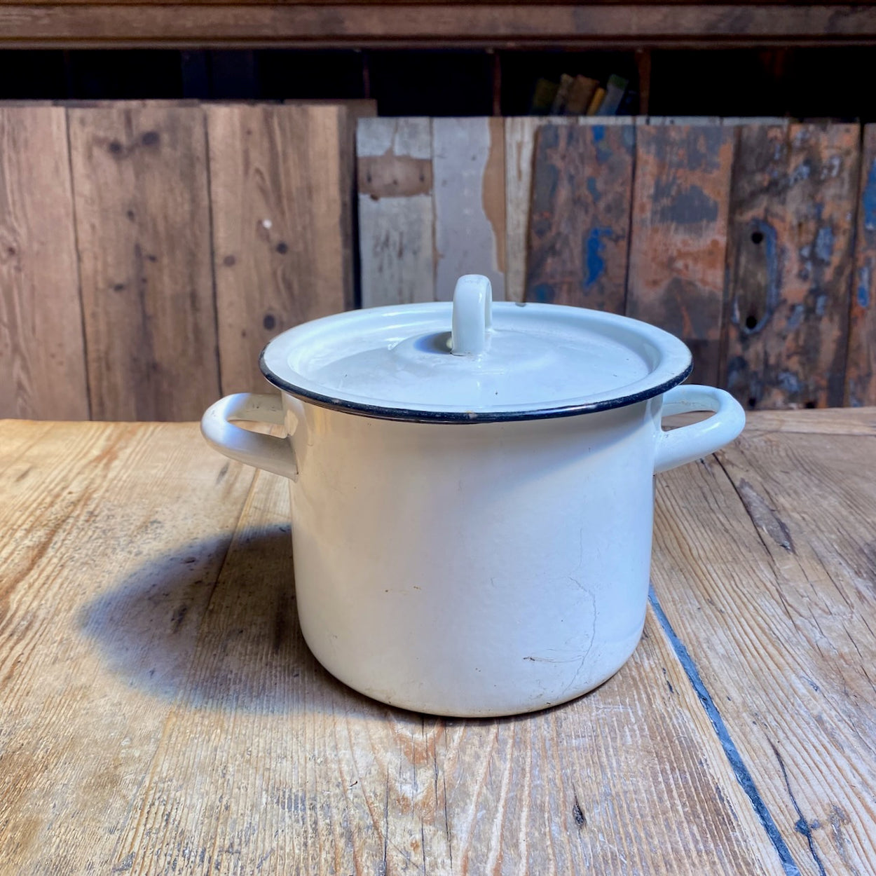 Vintage Enamel Pot
