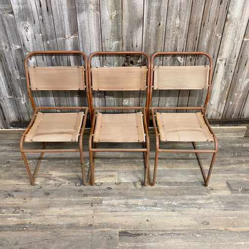 Vintage Tubular Stacking Chairs