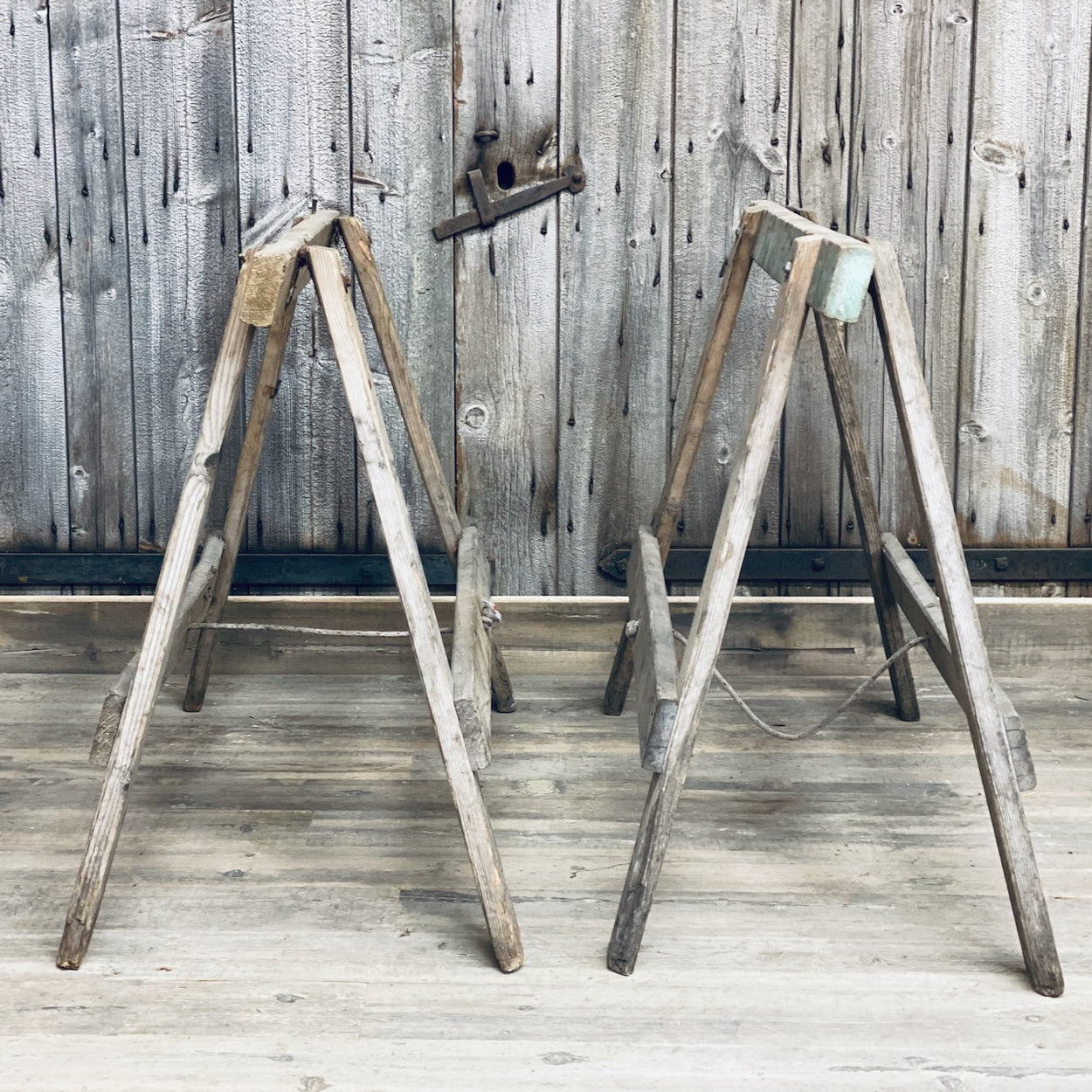 Reclaimed Wooden Trestles
