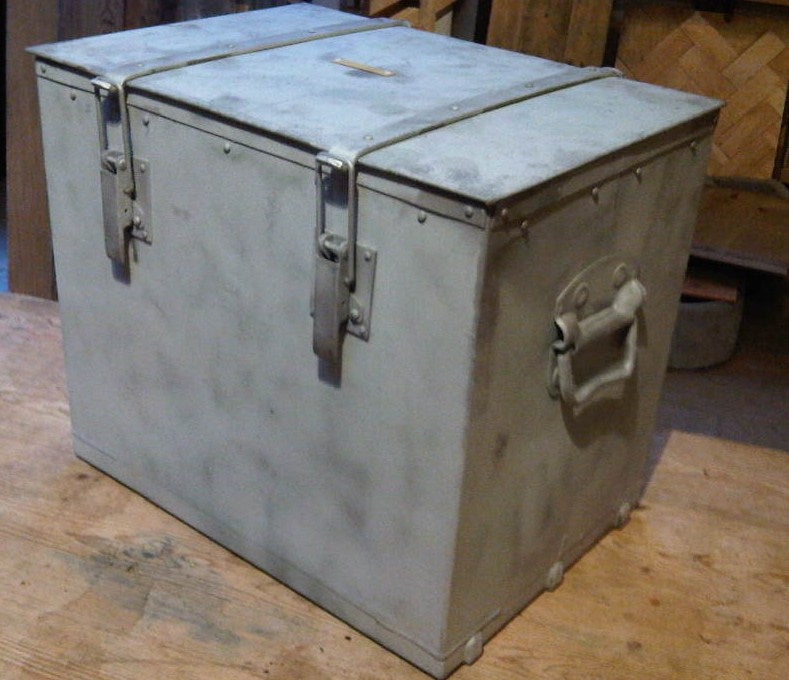 Old Metal Army Box