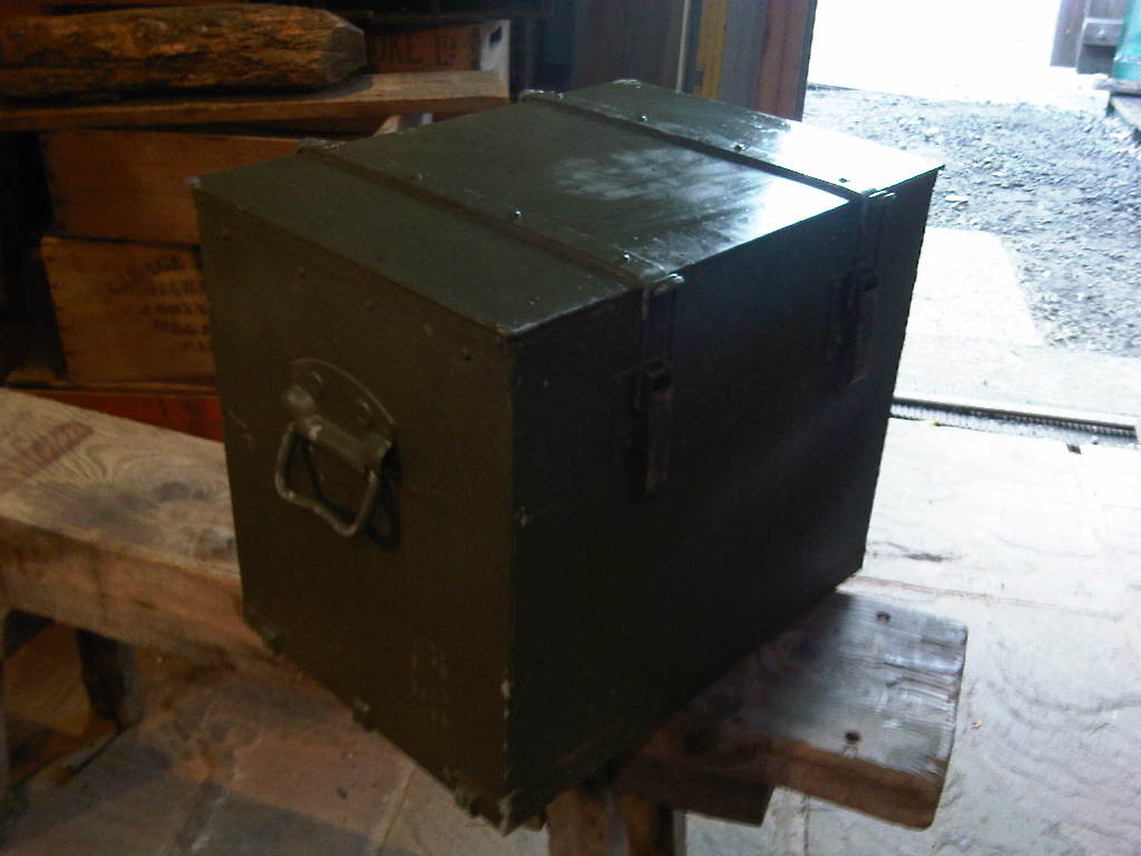 Old Metal Army Box
