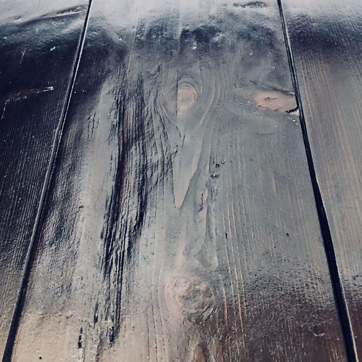 reclaimed pine floorboards
