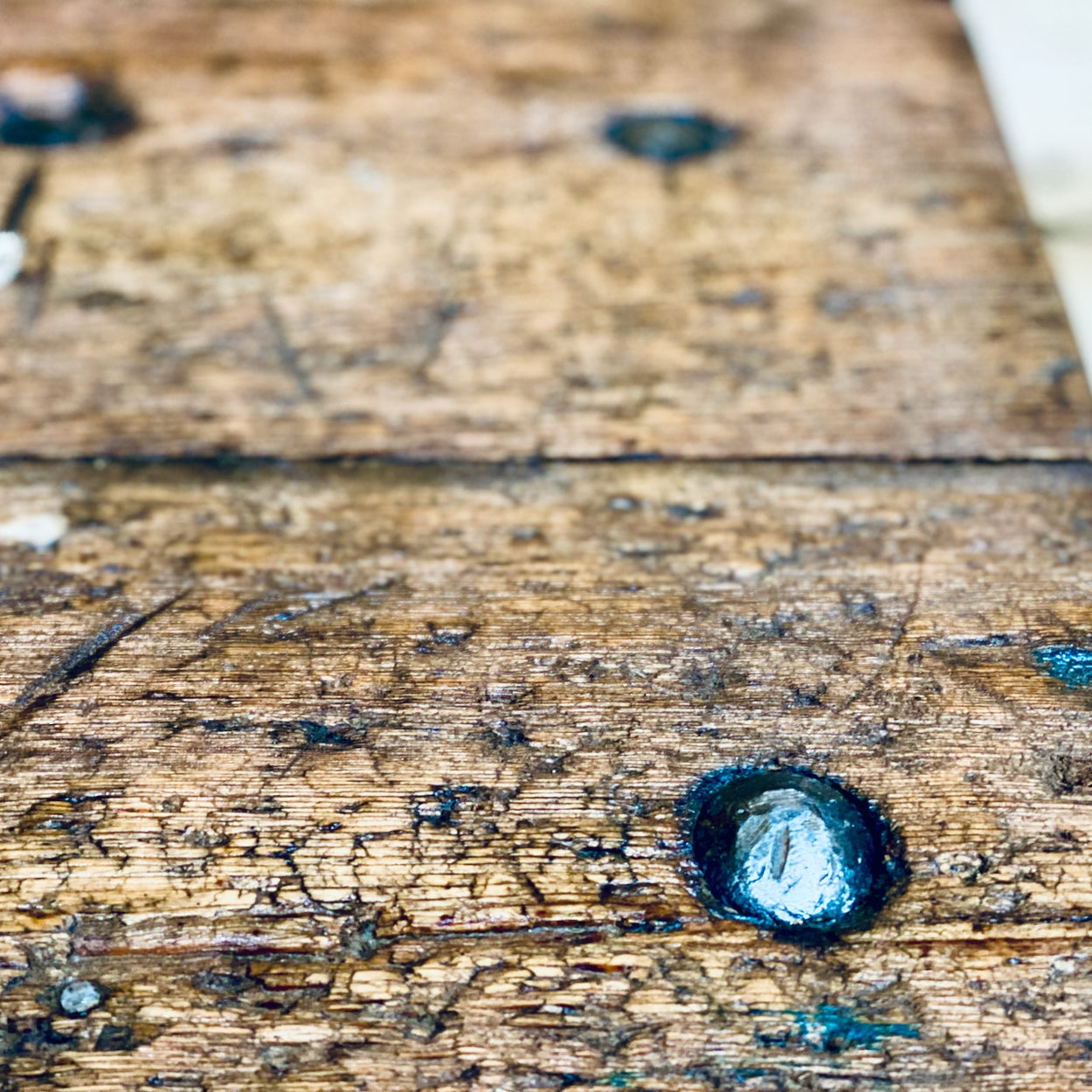Vintage Industrial Workbench