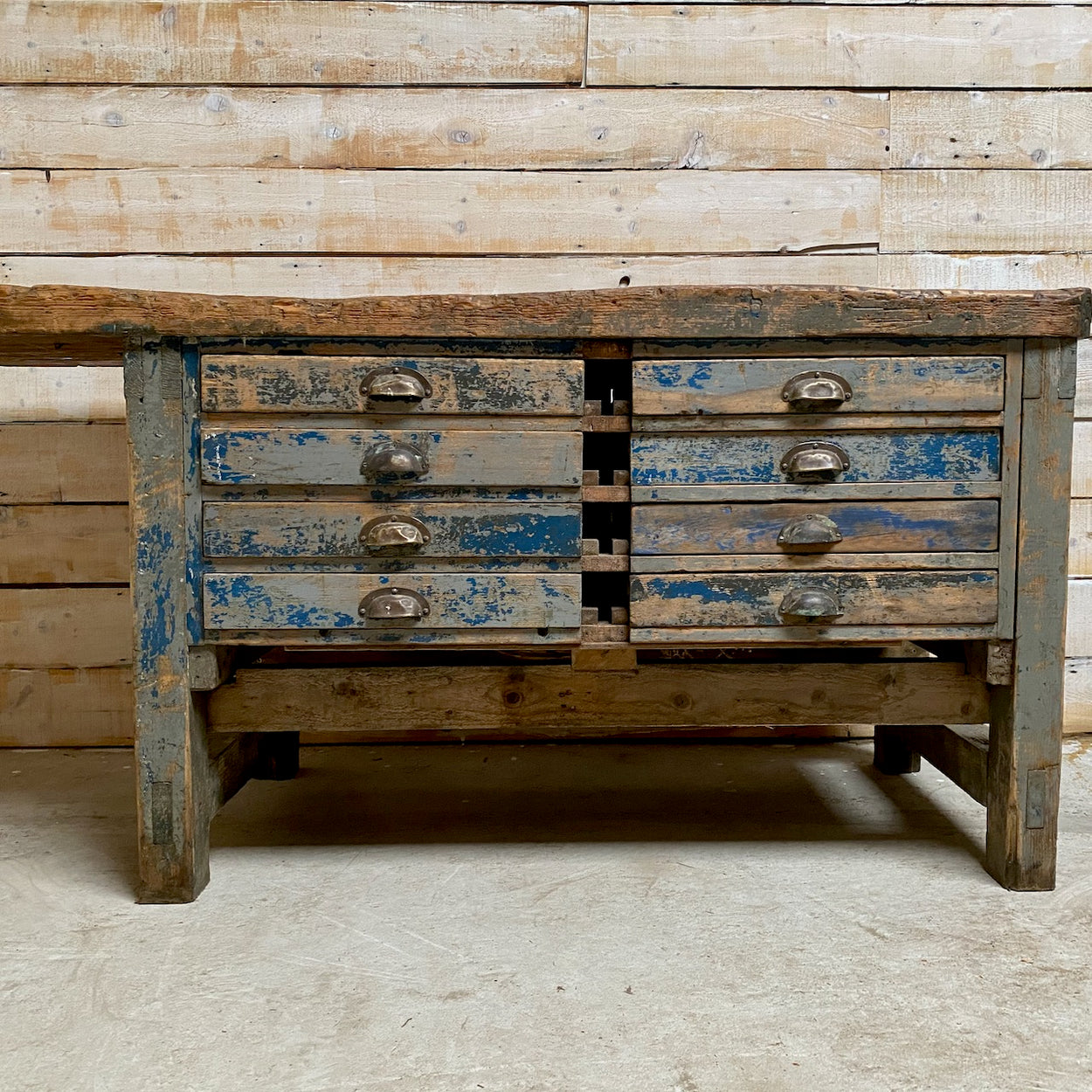 Vintage Industrial Workbench