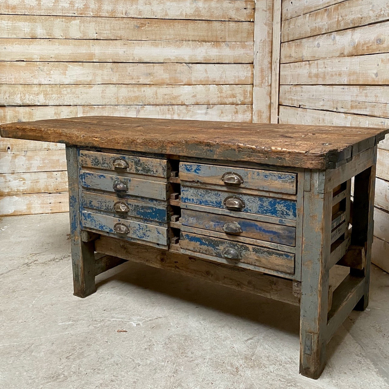 Vintage Industrial Workbench
