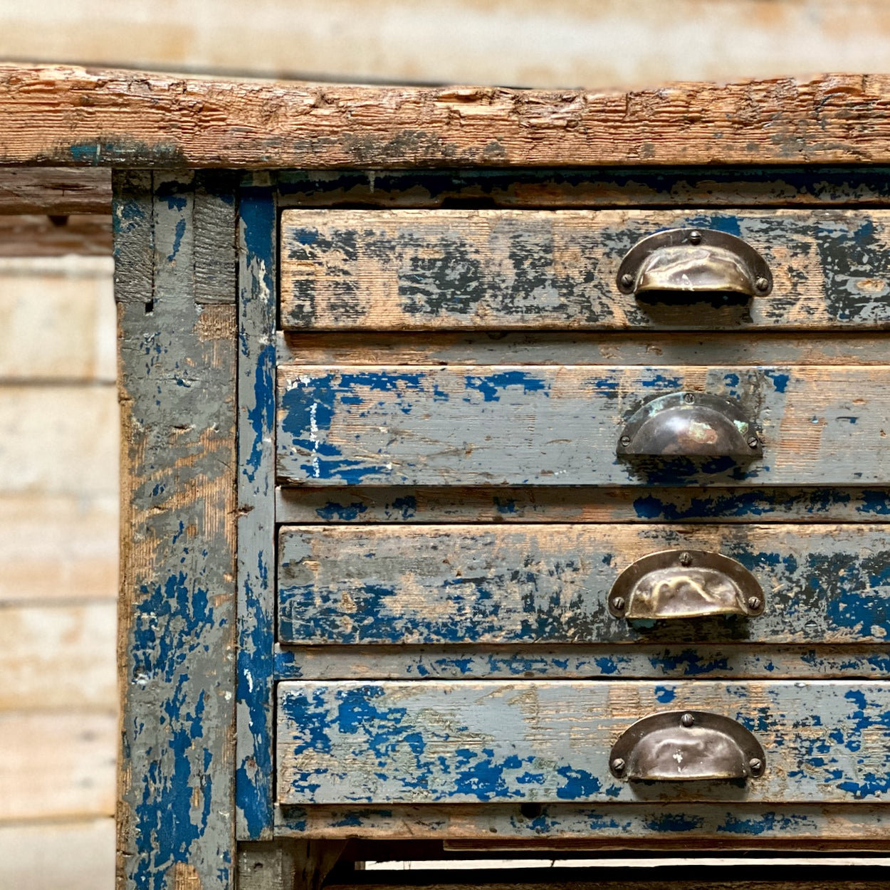 Vintage Industrial Workbench