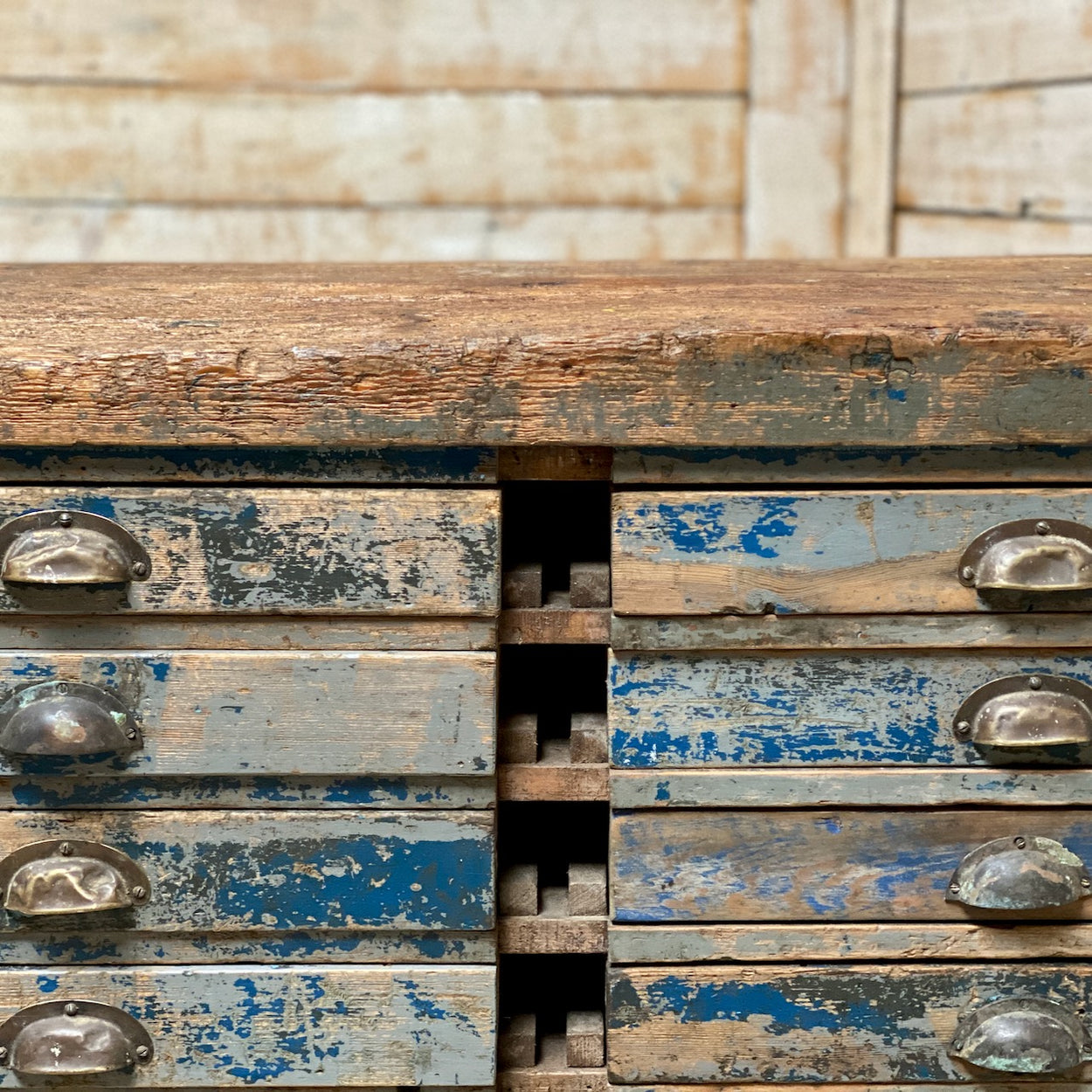 Vintage Industrial Workbench