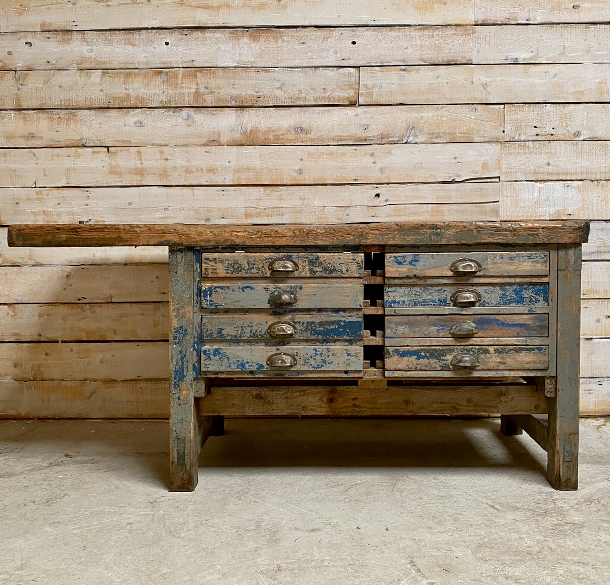 Vintage Industrial Workbench