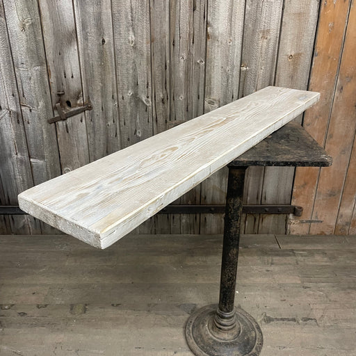 Reclaimed White Washed Pine Scaffold Board Shelf