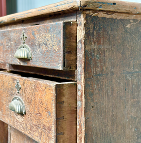 Antique Pedestal Writing Desk