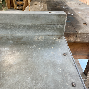 Reclaimed Zinc Top Bench/Table