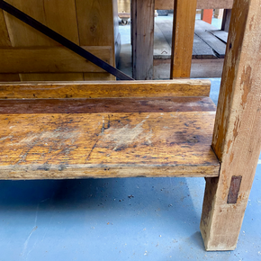 Reclaimed Zinc Top Bench/Table