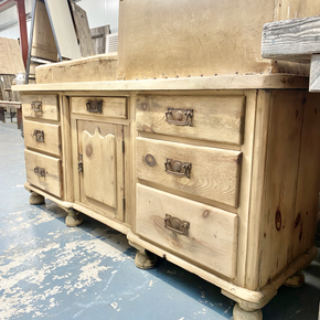 Large 19thc Pine Dresser