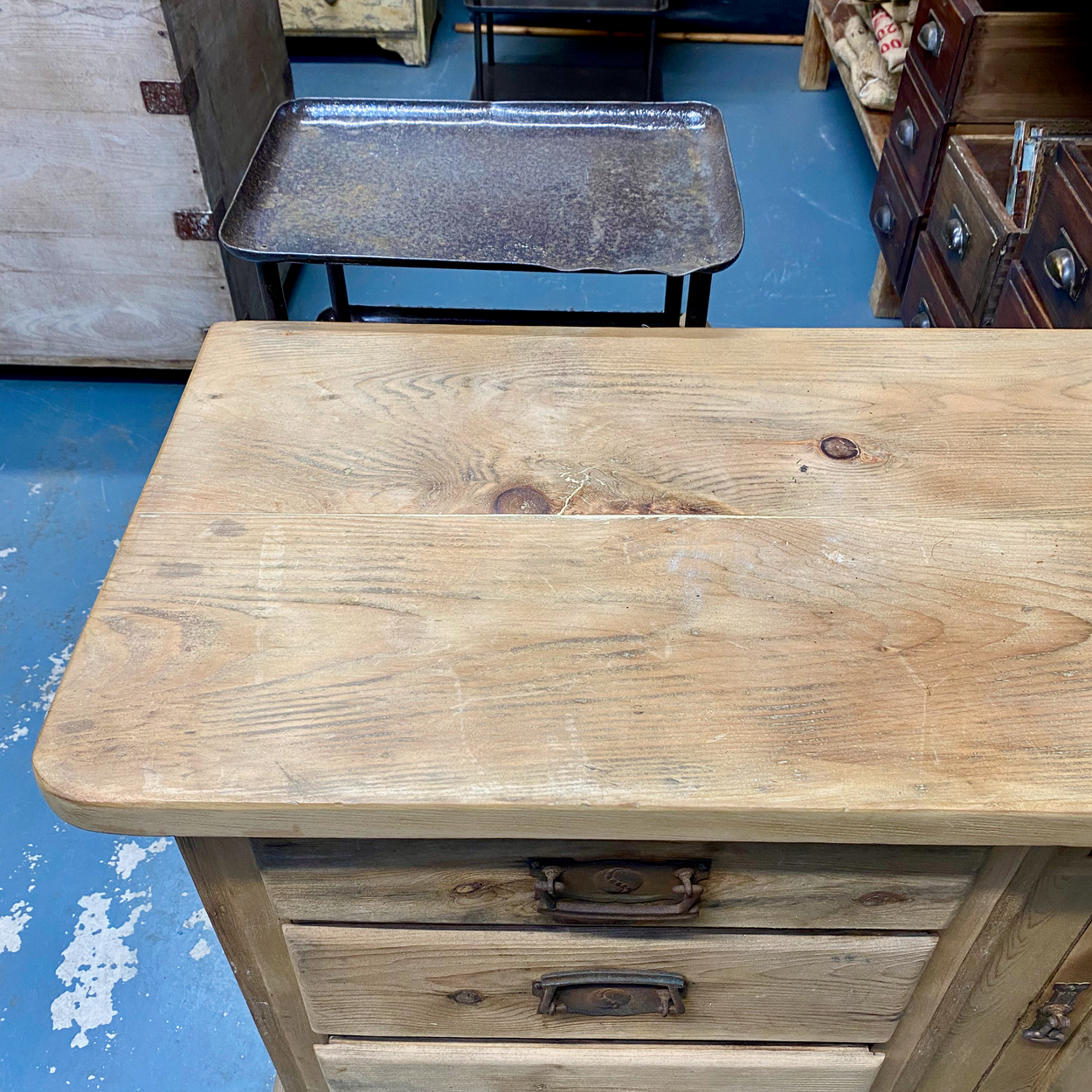 Large 19thc Pine Dresser